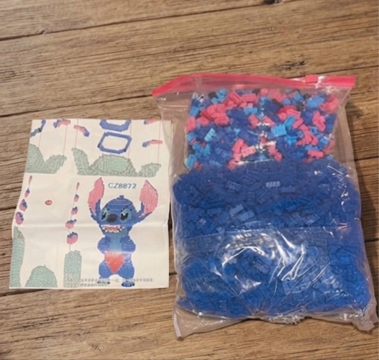 Mini bloques 3D Stitch CZ8872 con piezas y manual – photo 2